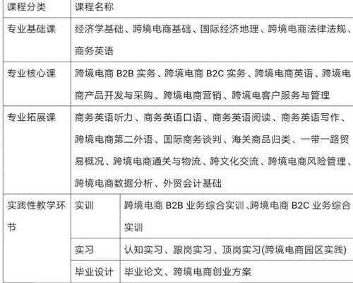 跨境电子商务专业学的啥